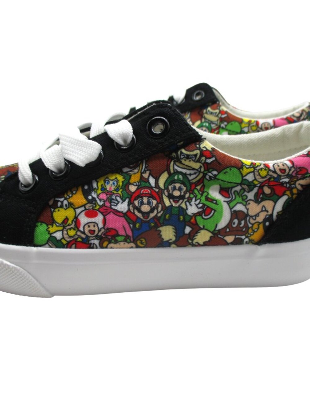 Super Mario Brothers Game Over Nintendo Boys Size 13 Lace Up Shoes Nwt Cool - Picture 2 of 7